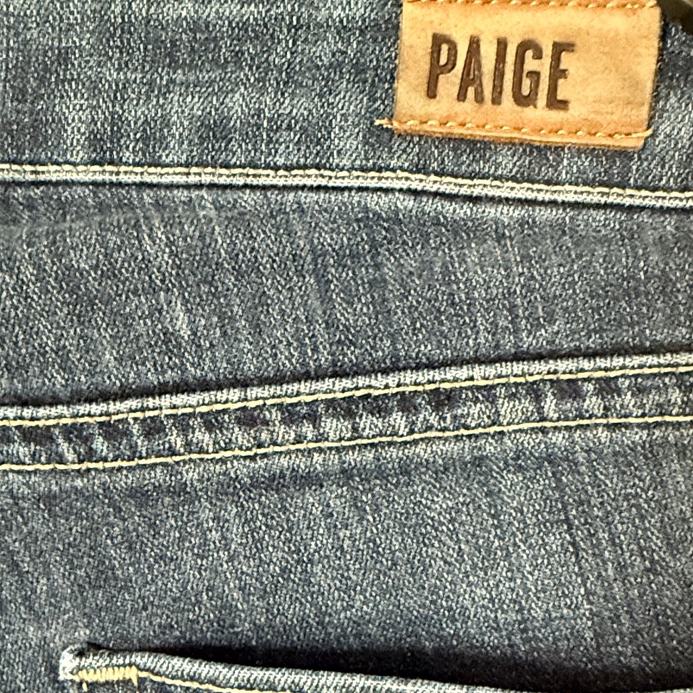 PAIGE Hoxton Crop Rollup Jeans Sz 25 - Picture 5 of 8